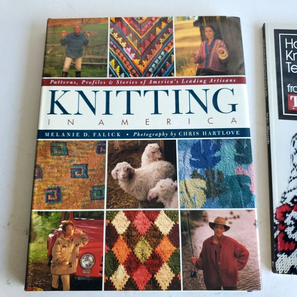 Knitting in America Patterns Profiles Stories of Americas Hand Knitting Threads